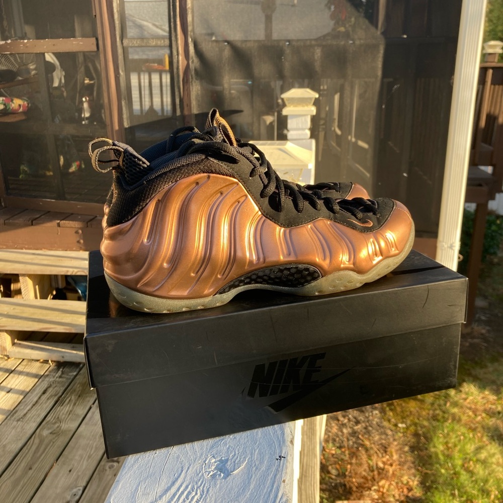 Nike Air Foamposite One Copper Mens size 9.5 - Picture 3 of 16